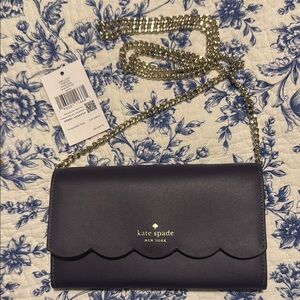 Kate Spade Purple and Gold Clutch